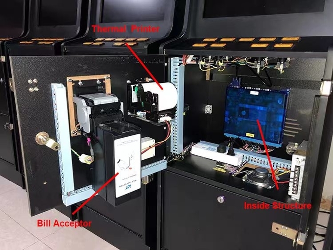 Πολυ παιχνιδιών μπαρ διασκέδασης Arcade χαρτοπαικτική λέσχη οργάνων ελέγχου μηχανών κάθετη που παίζει 4