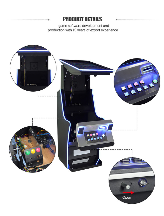 5 σε 1 βασιλικό παιχνίδι 5 παιχνιδιού Dx Multigame πινάκων μηχανημάτων τυχερών παιχνιδιών με κέρματα χαρτοπαικτικών λεσχών