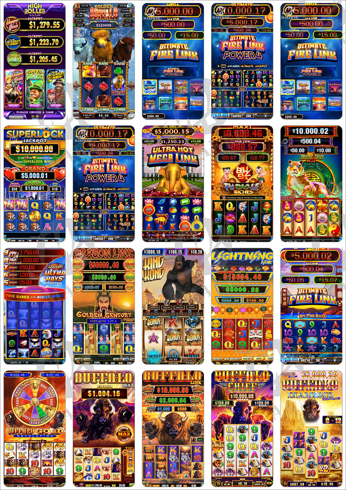 5 σε 1 βασιλικό παιχνίδι 6 παιχνιδιού Dx Multigame πινάκων μηχανημάτων τυχερών παιχνιδιών με κέρματα χαρτοπαικτικών λεσχών