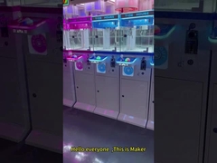 Εμπορική μηχανή με νύμφες για γερανό, μηχανή με κλεψύδια για παιχνίδια, μηχανή για κούκλες για παιχνίδια